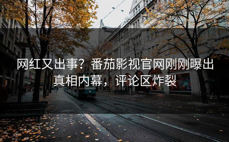 网红又出事？番茄影视官网刚刚曝出真相内幕，评论区炸裂
